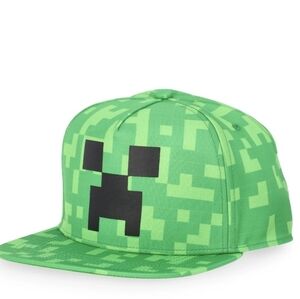 🧢 Minecraft Green Creeper Adjustable OSFM Youth Hat 🧢